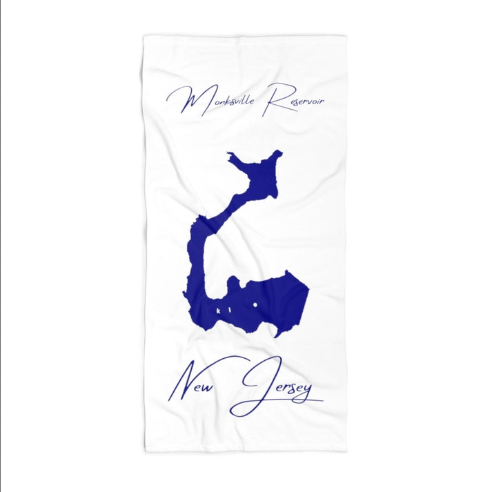New  Jersey  Monksville  Reservoir  Beach  Towel  front  position  view  from  front  36  x  72.webp
