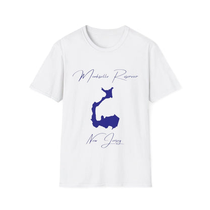 New  Jersey  Monksville  Reservoir  T-shirt  front  position  view  from  front  white.webp