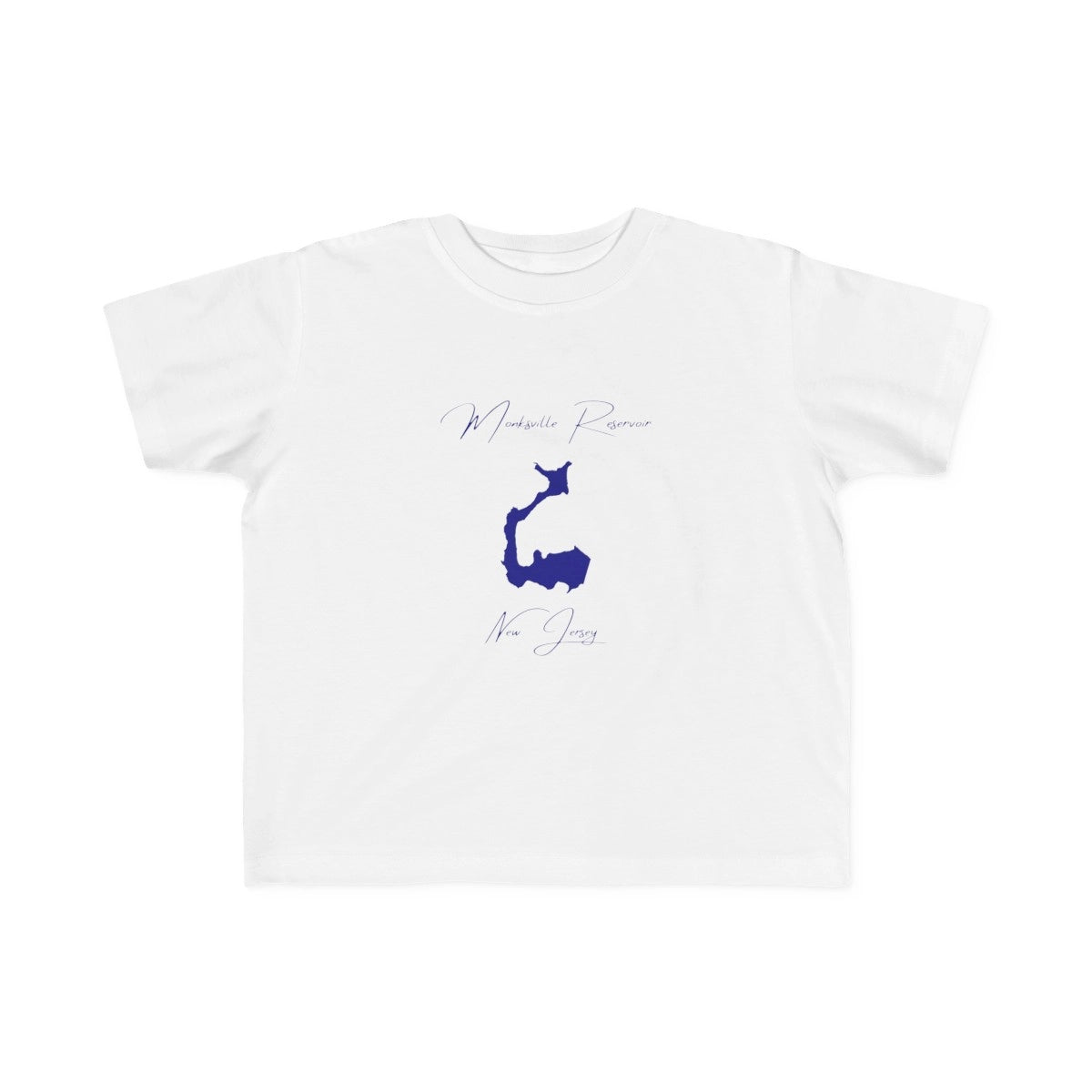 New  Jersey  Monksville  Reservoir  Toddler  T-shirt  front  position  view  from  front  white.webp