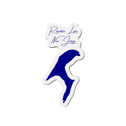 New  Jersey  Rosedale  Lake  Die  Cut  Magnet  front  position  view  from  front  4  x  4.webp