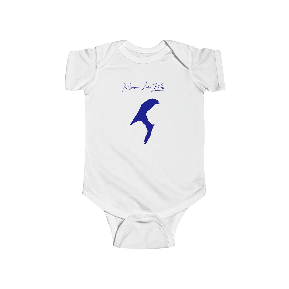 New  Jersey  Rosedale  Lake  Onesie  front  position  view  from  front  white.webp