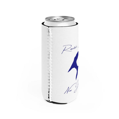 New  Jersey  Rosedale  Lake  Slim  Can  Koozie  all  position  view  from  right  white.webp
