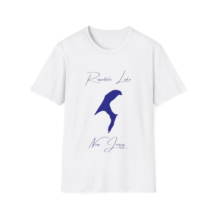 New  Jersey  Rosedale  Lake  T-shirt  front  position  view  from  front  white.webp