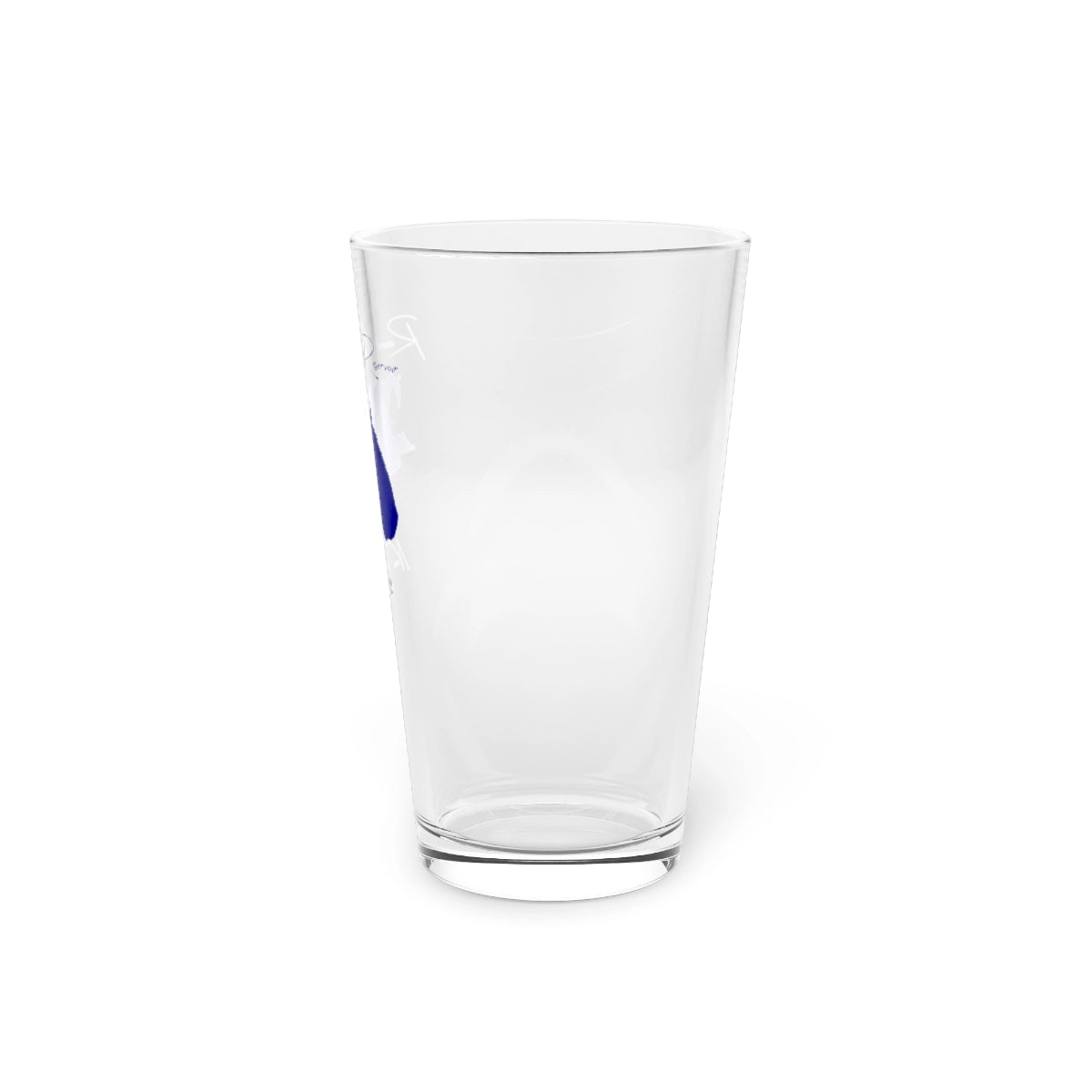 New  Jersey  Round  Valley  Reservoir  16oz  Pint  Glass  front  position  view  from  right  16oz.webp