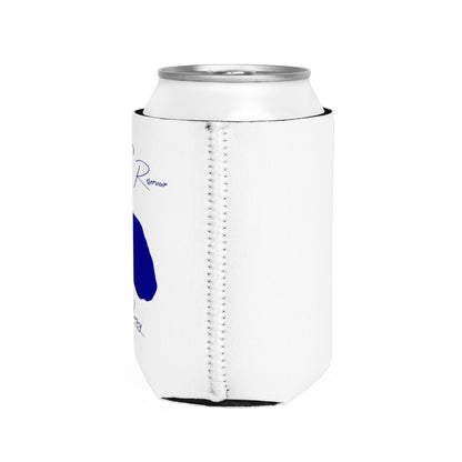 New  Jersey  Round  Valley  Reservoir  Can  Koozie  all  position  view  from  right  white.webp