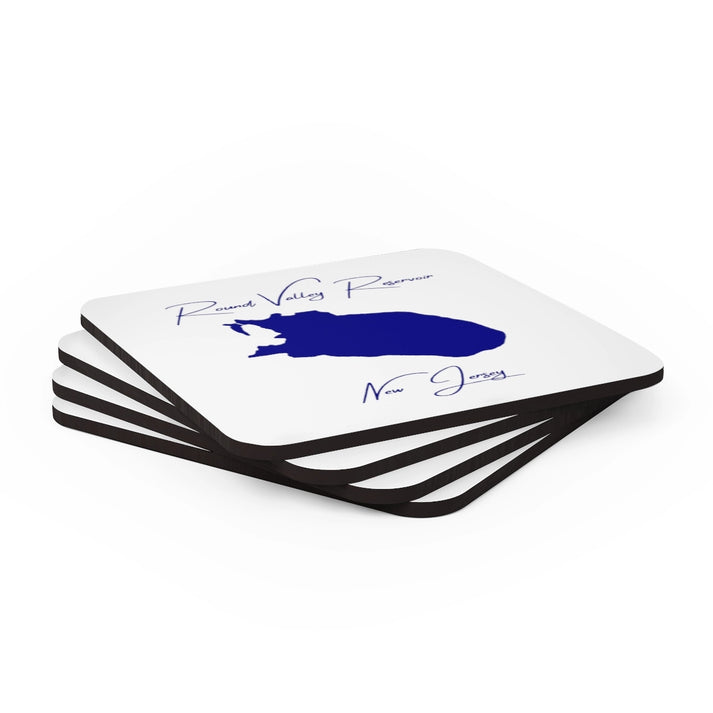 New  Jersey  Round  Valley  Reservoir  Coaster  Set  front  position  view  from  stacked  3.75  x  3.75.webp