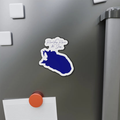 New  Jersey  Round  Valley  Reservoir  Die  Cut  Magnet  front  position  view  from  context-1  4  x  4.webp