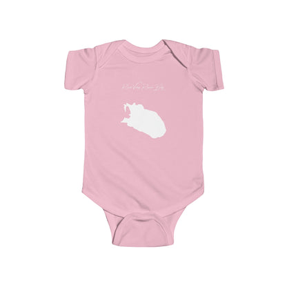 New  Jersey  Round  Valley  Reservoir  Onesie  front  position  view  from  front  pink.webp
