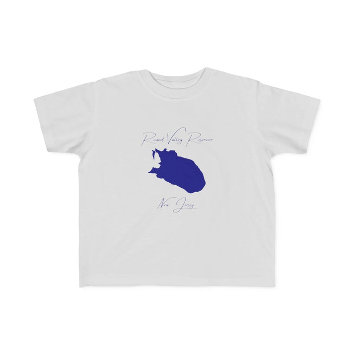 New  Jersey  Round  Valley  Reservoir  Toddler  T-shirt  front  position  view  from  front  silver.webp