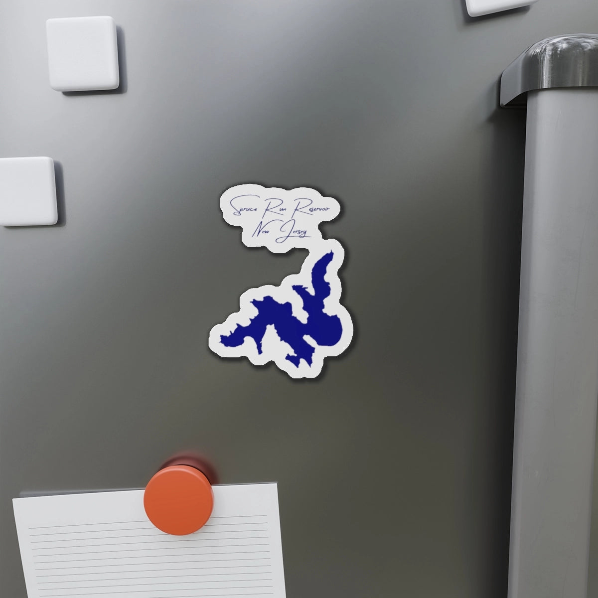 New  Jersey  Spruce  Run  Reservoir  Die  Cut  Magnet  front  position  view  from  context-1  4  x  4.webp