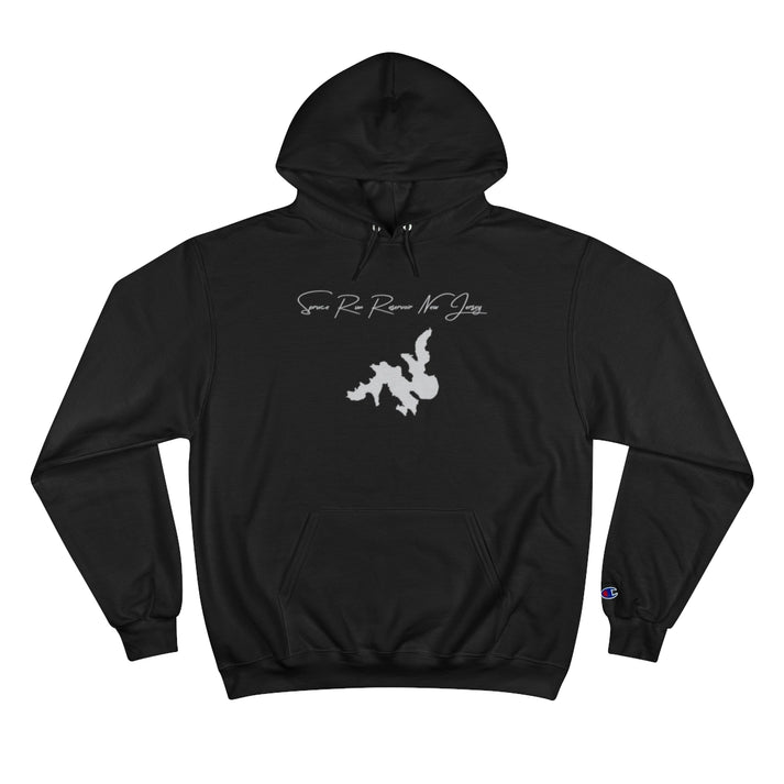 New  Jersey  Spruce  Run  Reservoir  Hoodie  front  position  view  from  front  black.webp