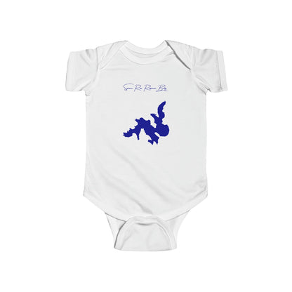 New  Jersey  Spruce  Run  Reservoir  Onesie  front  position  view  from  front  white.webp