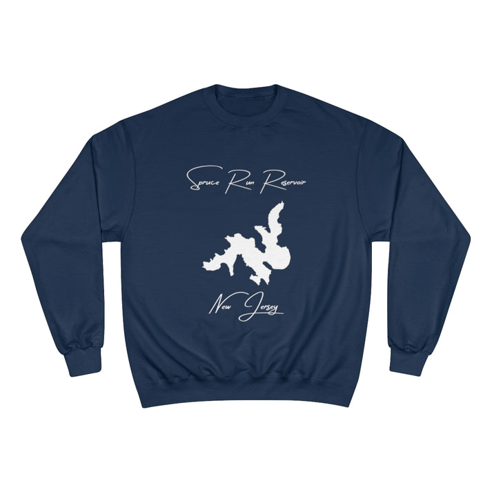 New  Jersey  Spruce  Run  Reservoir  Sweatshirt  front  position  view  from  front  navy.webp