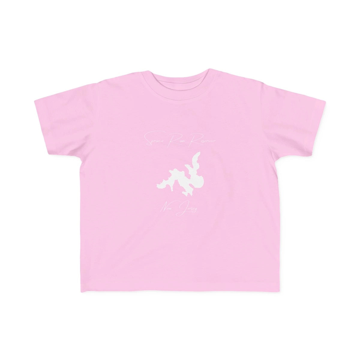 New  Jersey  Spruce  Run  Reservoir  Toddler  T-shirt  front  position  view  from  front  pink.webp
