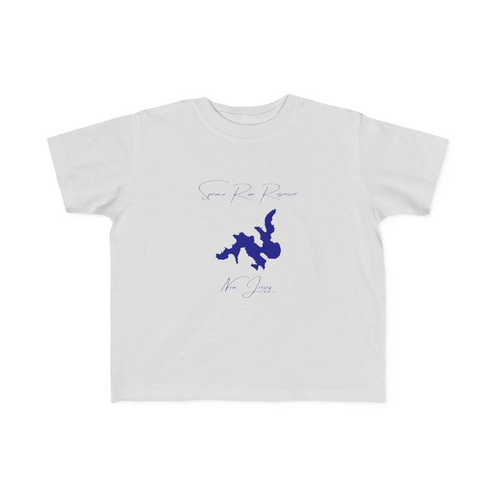 New  Jersey  Spruce  Run  Reservoir  Toddler  T-shirt  front  position  view  from  front  silver.webp