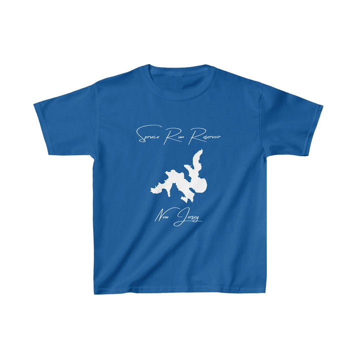 New  Jersey  Spruce  Run  Reservoir  Youth  T-shirt  front  position  view  from  front  royal.webp