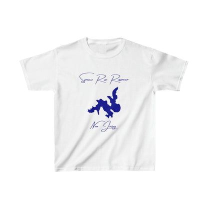 New  Jersey  Spruce  Run  Reservoir  Youth  T-shirt  front  position  view  from  front  white.webp