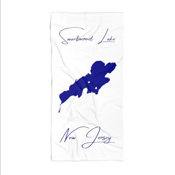 New  Jersey  Swartswood  Lake  Beach  Towel  front  position  view  from  front  36  x  72.webp