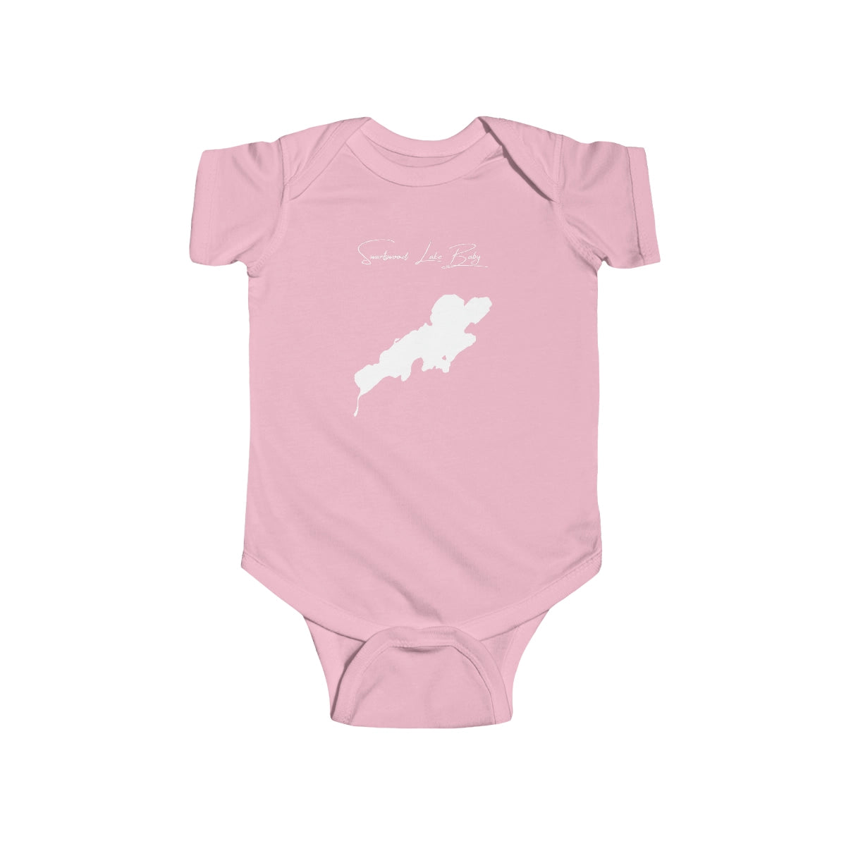 New  Jersey  Swartswood  Lake  Onesie  front  position  view  from  front  pink.webp