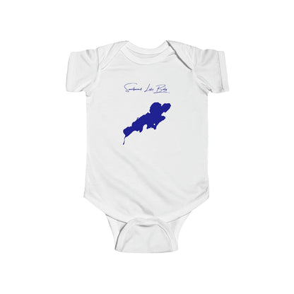 New  Jersey  Swartswood  Lake  Onesie  front  position  view  from  front  white.webp