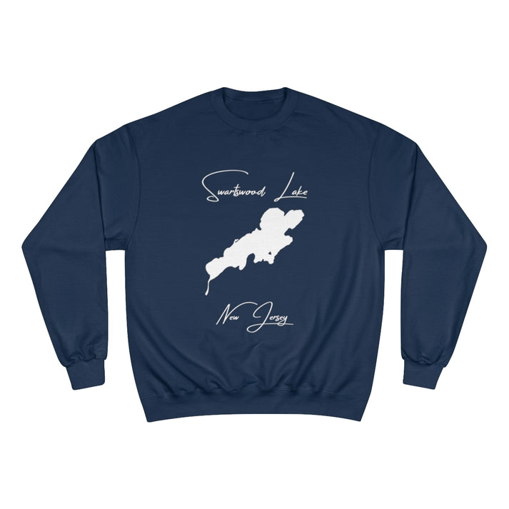New  Jersey  Swartswood  Lake  Sweatshirt  front  position  view  from  front  navy.webp