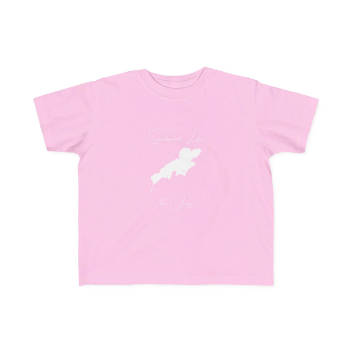 New  Jersey  Swartswood  Lake  Toddler  T-shirt  front  position  view  from  front  pink.webp