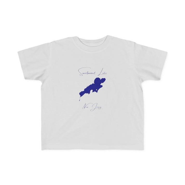 New  Jersey  Swartswood  Lake  Toddler  T-shirt  front  position  view  from  front  silver.webp