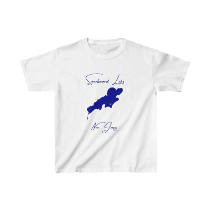 New  Jersey  Swartswood  Lake  Youth  T-shirt  front  position  view  from  front  white.webp