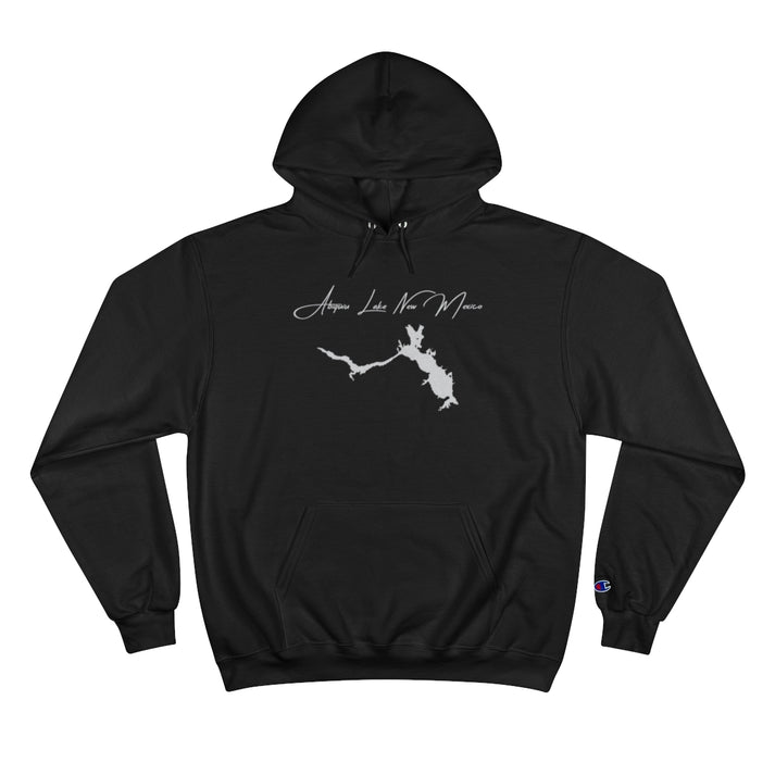 New  Mexico  Abiquiu  Lake  Hoodie  front  position  view  from  front  black.webp