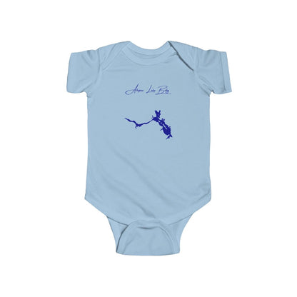 New  Mexico  Abiquiu  Lake  Onesie  front  position  view  from  front  light  blue.webp