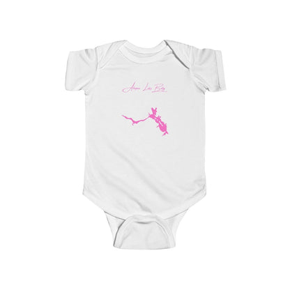 New  Mexico  Abiquiu  Lake  Onesie  front  position  view  from  front  white.webp