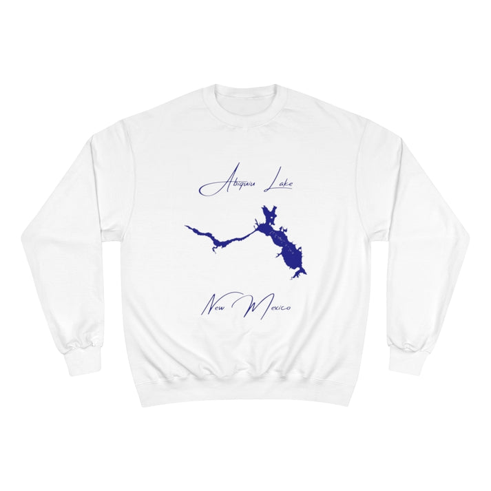 New  Mexico  Abiquiu  Lake  Sweatshirt  front  position  view  from  front  white.webp