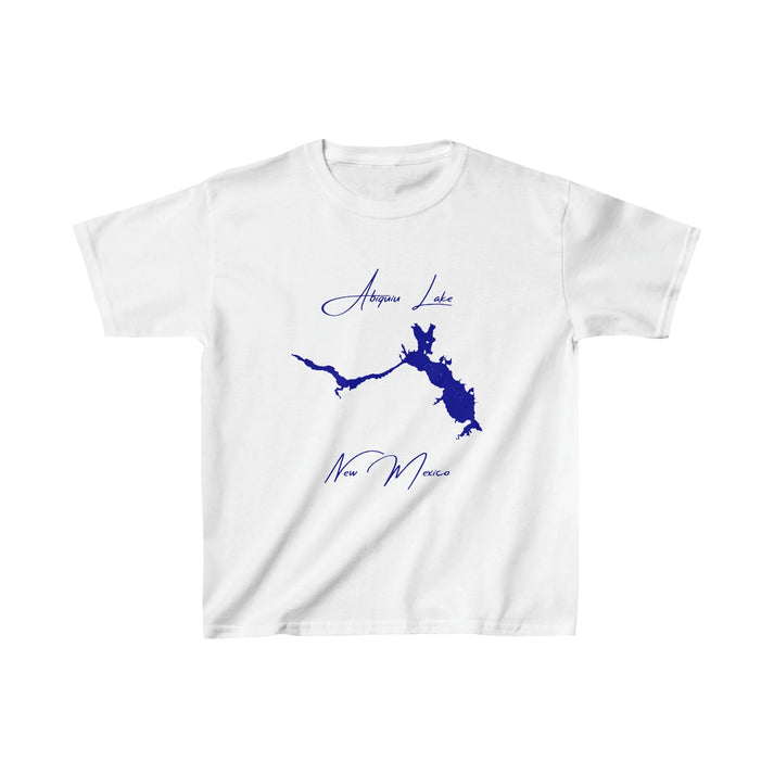 New  Mexico  Abiquiu  Lake  Youth  T-shirt  front  position  view  from  front  white.webp