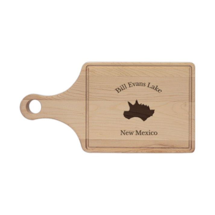 New  Mexico  Bill  Evans  Lake  Engraved  Cutting  Board  front  position  view  from  front  maple.webp