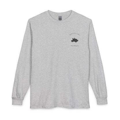 New  Mexico  Bill  Evans  Lake  Long  Sleeve  Fishing  T-shirt  front  position  view  from  front  sport  grey.webp