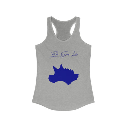 New  Mexico  Bill  Evans  Lake  Racerback-Tank  front  position  view  from  front  heather  grey.webp