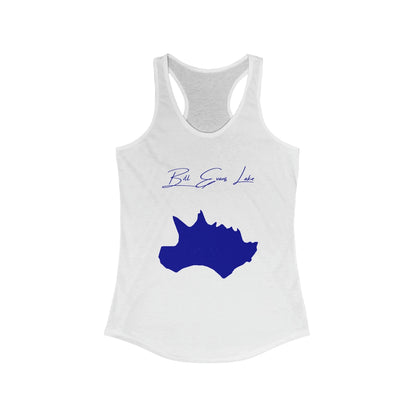 New  Mexico  Bill  Evans  Lake  Racerback-Tank  front  position  view  from  front  solid  white.webp
