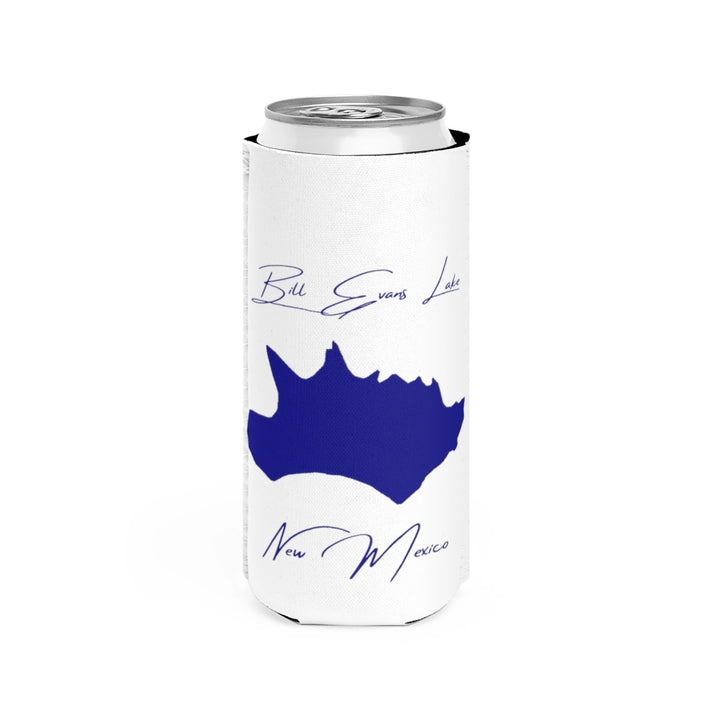 New  Mexico  Bill  Evans  Lake  Slim  Can  Koozie  front  position  view  from  front  white.webp