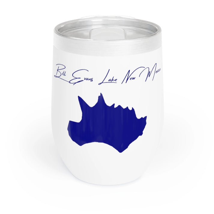New  Mexico  Bill  Evans  Lake  Wine  Tumbler  front  position  view  from  front  white.webp