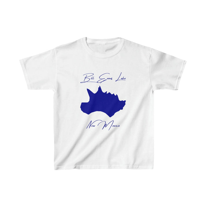 New  Mexico  Bill  Evans  Lake  Youth  T-shirt  front  position  view  from  front  white.webp