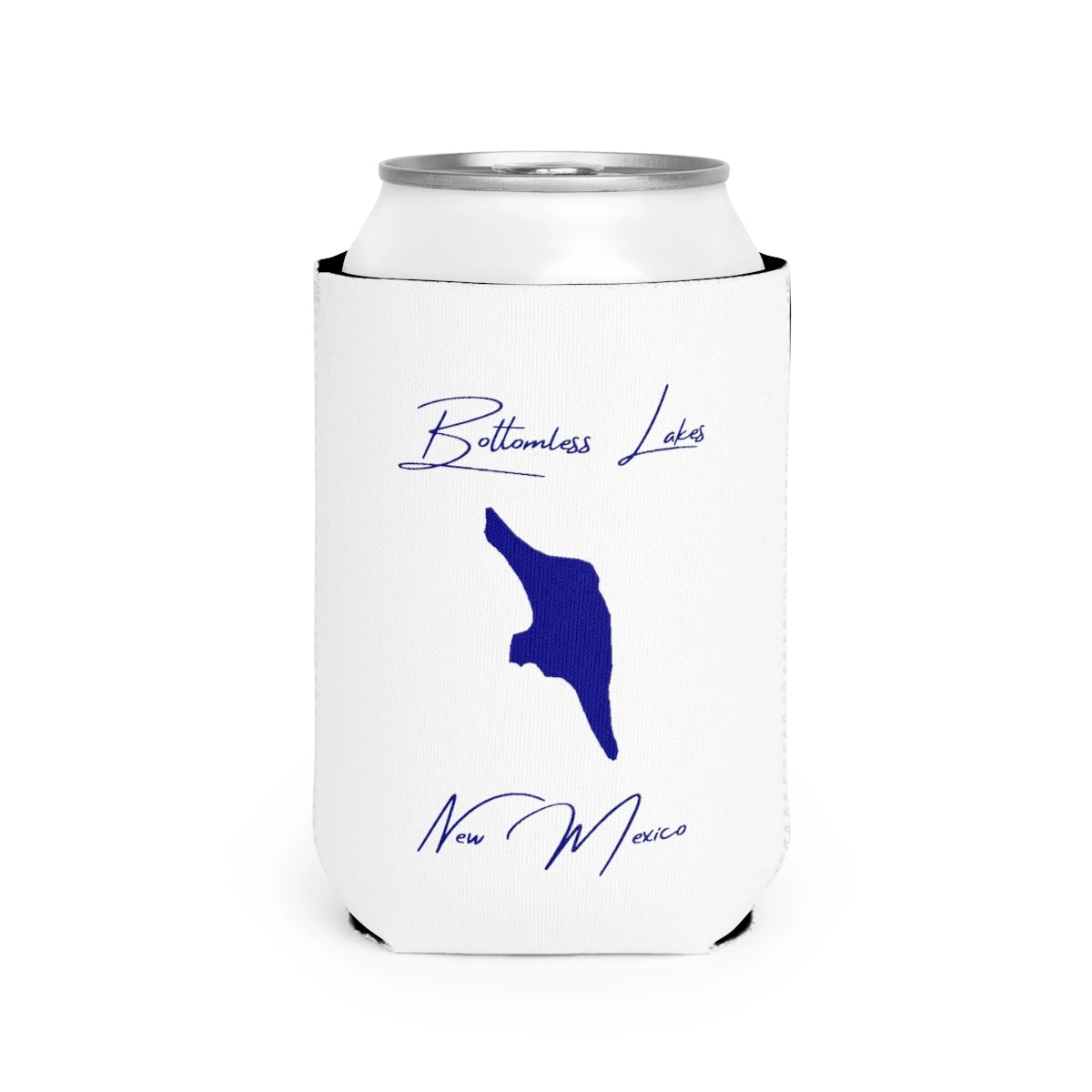 New  Mexico  Bottomless  Lakes  Can  Koozie  front  position  view  from  front-2  white.webp