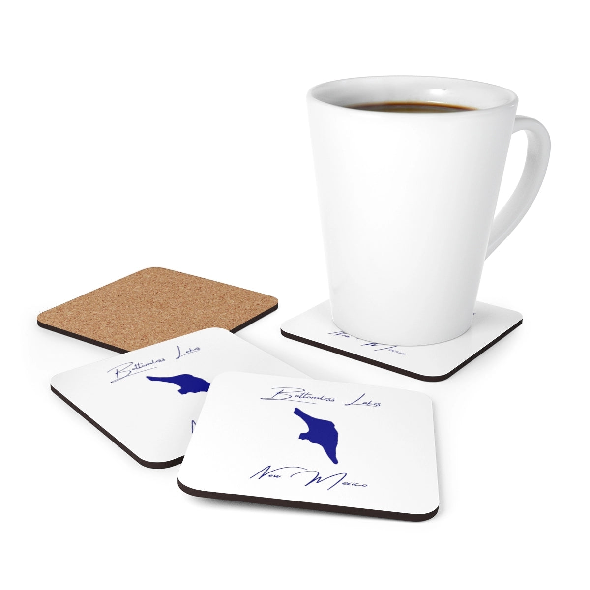 New  Mexico  Bottomless  Lakes  Coaster  Set  front  position  view  from  context-1  3.75  x  3.75.webp