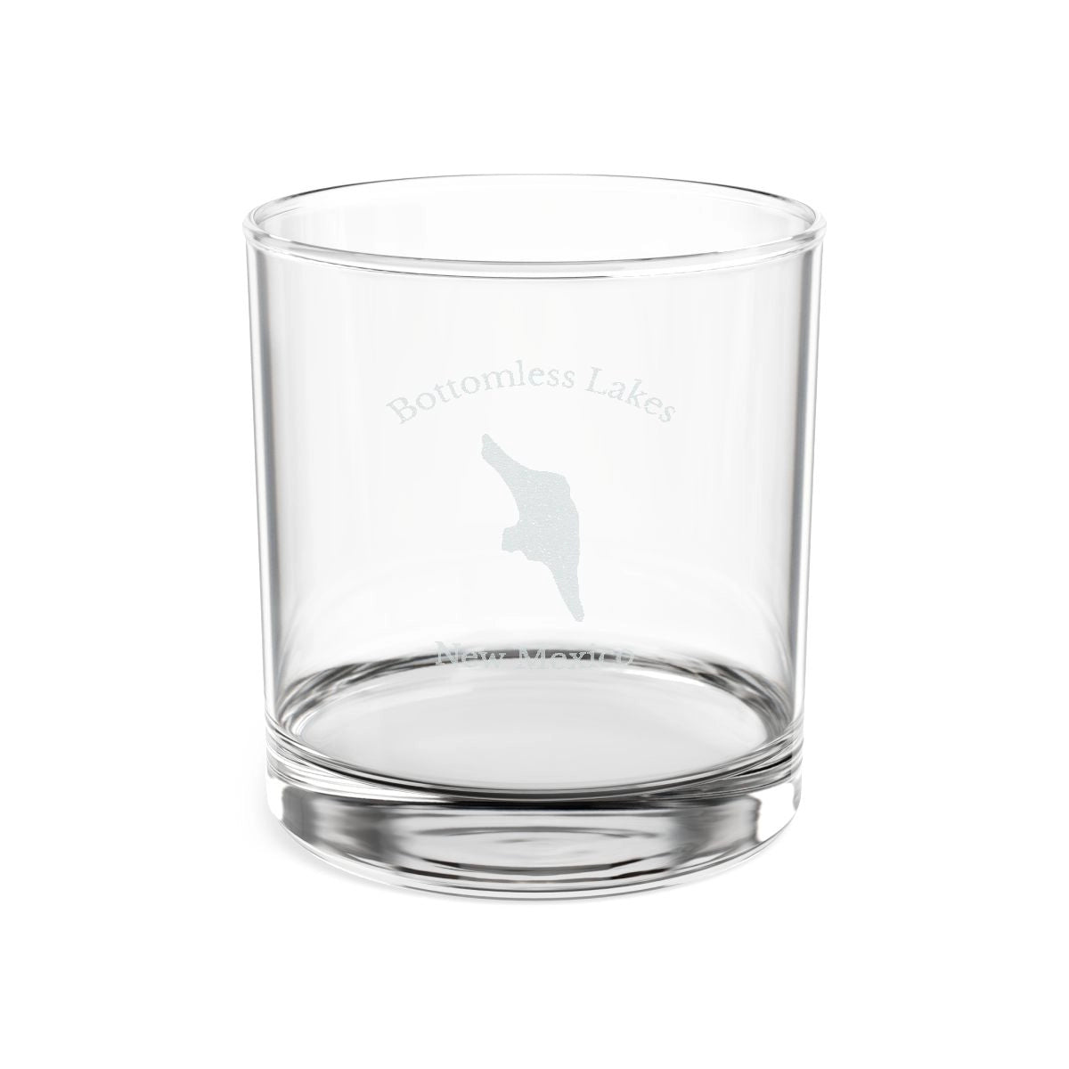 New  Mexico  Bottomless  Lakes  Engraved  Whiskey  Glass  other  position  view  from  front  10.5oz.webp