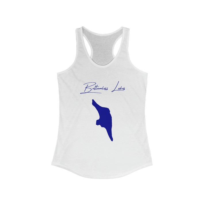 New  Mexico  Bottomless  Lakes  Racerback-Tank  front  position  view  from  front  solid  white.webp