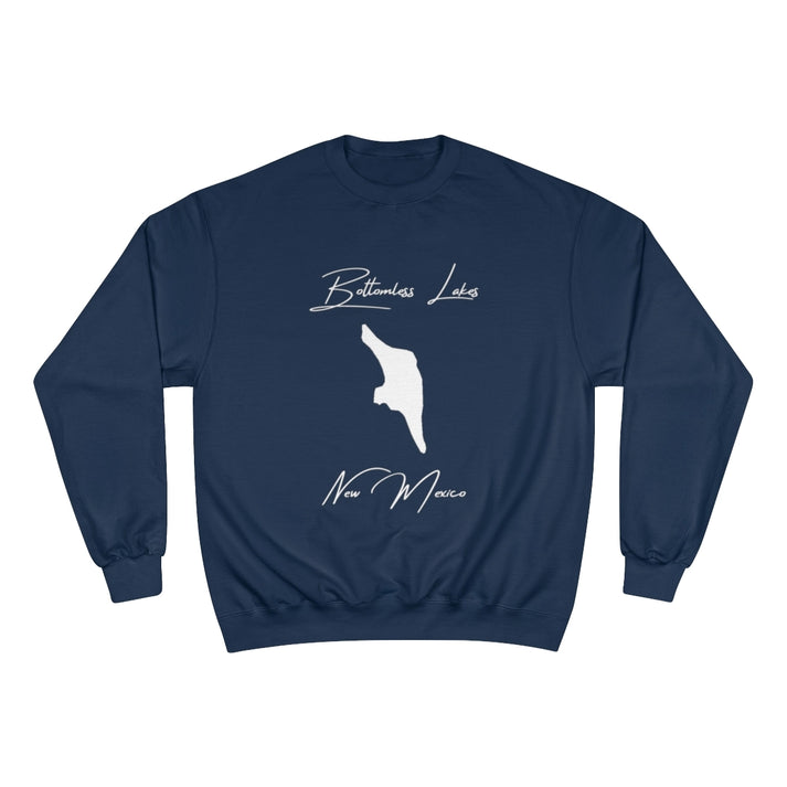 New  Mexico  Bottomless  Lakes  Sweatshirt  front  position  view  from  front  navy.webp