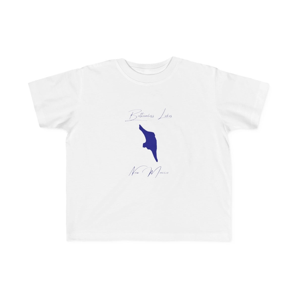 New  Mexico  Bottomless  Lakes  Toddler  T-shirt  front  position  view  from  front  white.webp