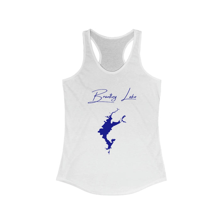 New  Mexico  Brantley  Lake  Racerback-Tank  front  position  view  from  front  solid  white.webp