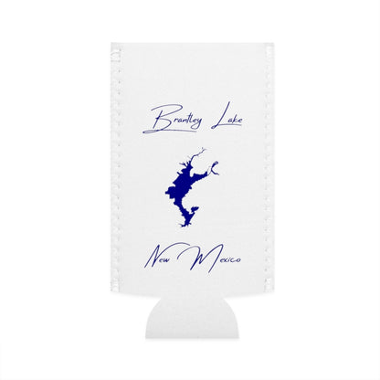New  Mexico  Brantley  Lake  Slim  Can  Koozie  front  position  view  from  flat-front  white.webp