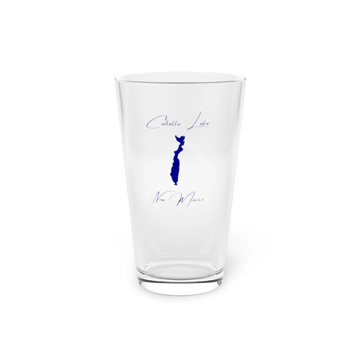 New  Mexico  Caballo  Lake  16oz  Pint  Glass  front  position  view  from  front  16oz.webp