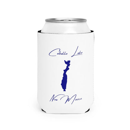 New  Mexico  Caballo  Lake  Can  Koozie  front  position  view  from  front-2  white.webp